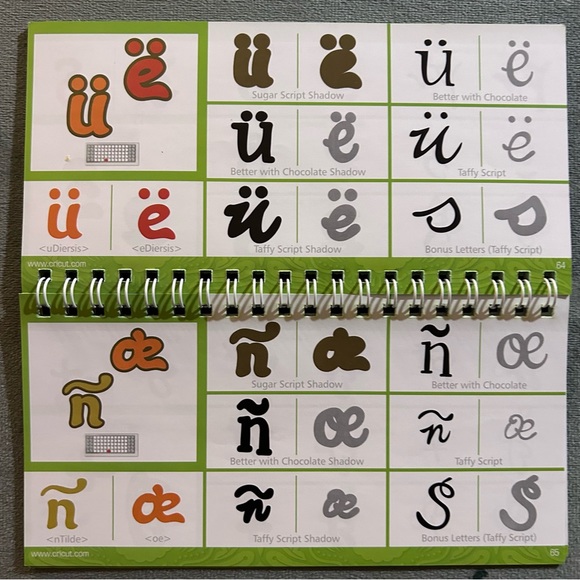 Cricut TYPE CANDY fonts - Picture 13 of 15